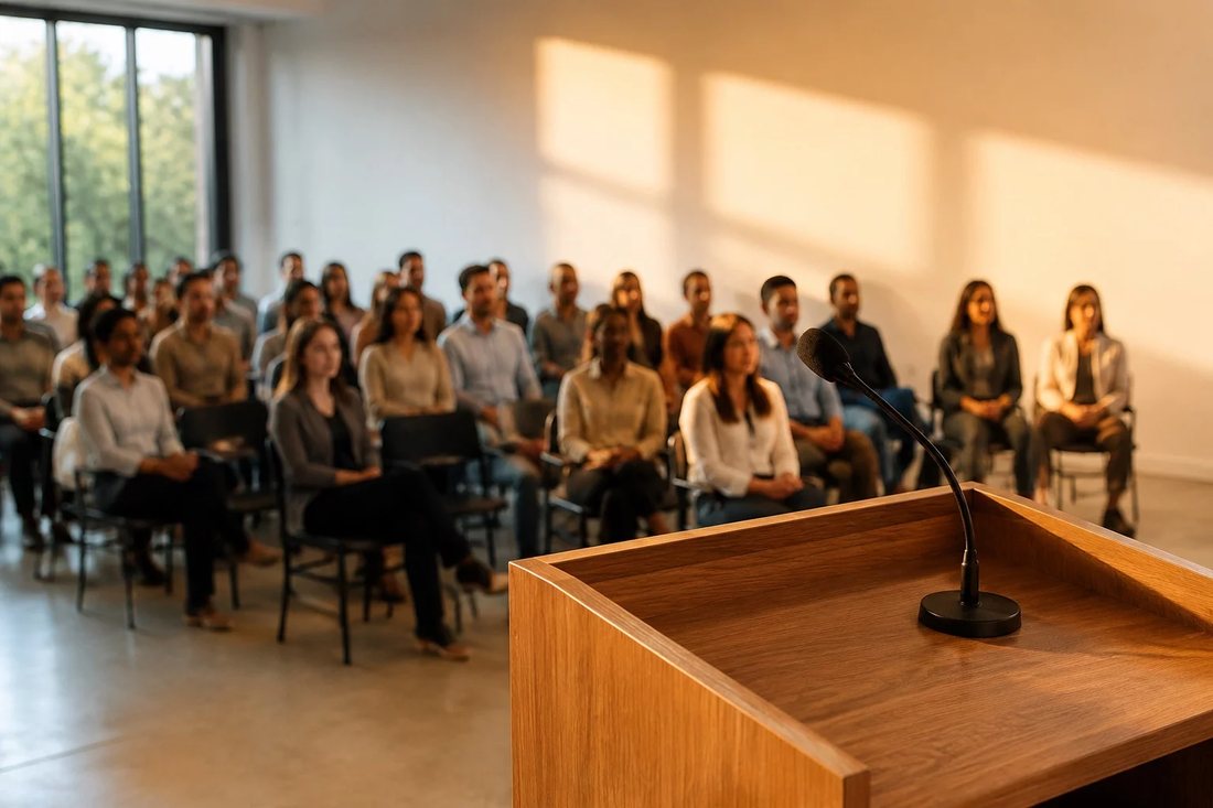 Mesa vista de cima com um diagrama de lógica rabiscado à mão sobre papel